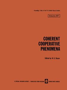 Paperback Coherent Cooperative Phenomena Book
