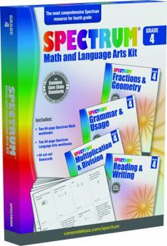Paperback Spectrum Math and Language Arts Kit, Grade 4 Book