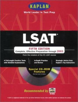 Paperback Kaplan LSAT , Fifth Edition: Higher Score Guaranteed [With CDROM] Book