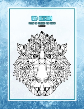Paperback Disegni da colorare per bambini - Mandala - 100 Animali [Italian] Book