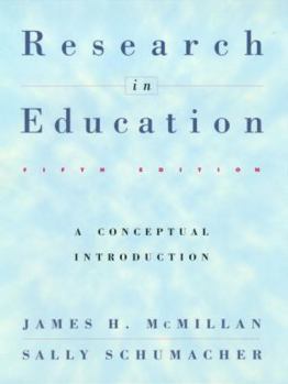 Hardcover Research in Education: A Conceptual Introduction Book
