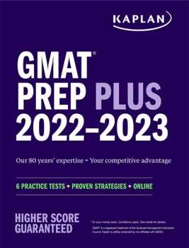 Paperback GMAT Prep Plus 2022-2023: 6 Practice Tests + Proven Strategies + Online Book