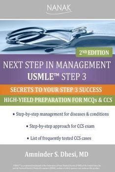 Paperback Next Step In Management USMLE Step 3: 2nd Edition Book