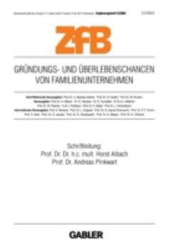 Paperback Gründungs- Und Überlebenschancen Von Familienunternehmen [German] Book