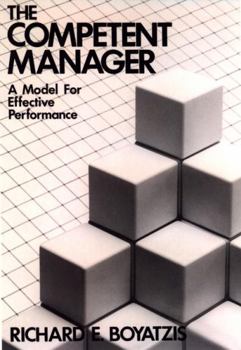 Hardcover The Competent Manager: A Model for Effective Performance Book