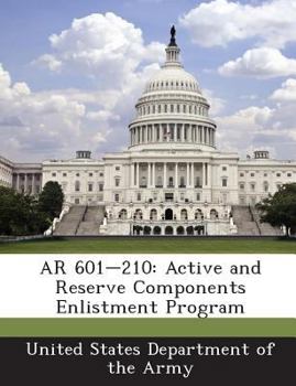 Paperback AR 601-210: Active and Reserve Components Enlistment Program Book