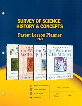 Paperback Survey of Science History & Concepts Parent Lesson Planner Book