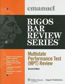 Paperback Multistate Performance Test (MPT) Review Book