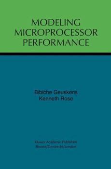 Paperback Modeling Microprocessor Performance Book