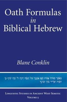 Hardcover Oath Formulas in Biblical Hebrew Book