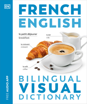 Paperback French - English Bilingual Visual Dictionary Book