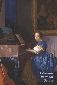 Johannes Vermeer Schrift: Zittende Virginaalspeelster | Ideaal Voor School, Studie, Recepten of Wachtwoorden | Stijlvol Notitieboek voor Aantekeningen | Artistiek Dagboek