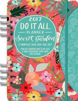 Paperback 2017 Secret Garden Do It All Planner Book