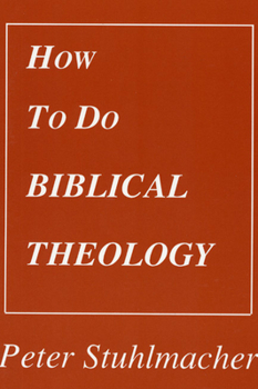 Paperback How to do Biblical Theology Book