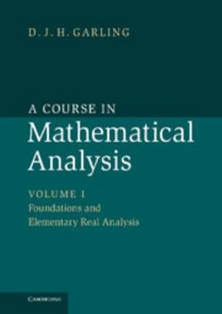 Hardcover A Course in Mathematical Analysis Book