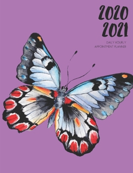 Daily Planner 2020-2021 Watercolor Butterfly 15 Months Gratitude Hourly Appointment Calendar: Academic Hourly Organizer In 15 Minutes Interval; ... Log; Jan 2020 To Mar 2021 With Julian Dates