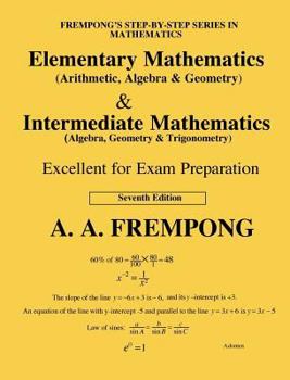 Hardcover Elementary Mathematics & Intermediate Mathematics (US): (Arithmetic, Algebra, Geomertry, Trigonometry) Book