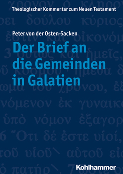 Paperback Der Brief an Die Gemeinden in Galatien [German] Book