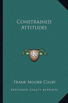 Paperback Constrained Attitudes Book