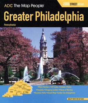 Spiral-bound Greater Philadelphia Street Atlas: Pennsylvania Book