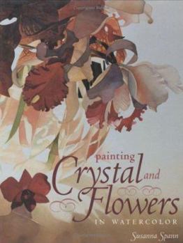 Hardcover Painting Crystal and Flowers in Watercolor Book