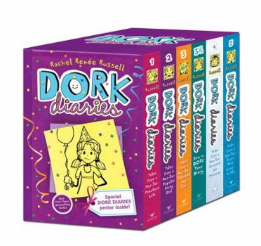Hardcover Dork Diaries Set: 1-5 Book