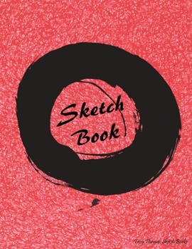 Paperback Sketch Book: Let Zen guide you in creating beautiful and imaginative sketches (Enso cover) Book
