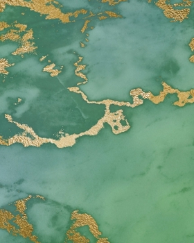 Paperback Gilded Gold Composition Notebook - Large Ruled Notebook - 8x10 Lined Notebook (Softcover Journal / Notebook / Diary) Book