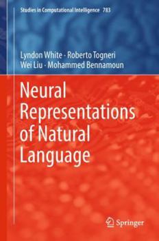 Hardcover Neural Representations of Natural Language Book