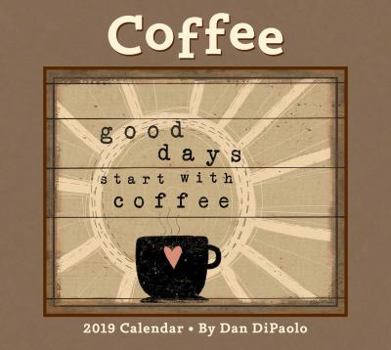 Calendar Coffee 2019 Deluxe Wall Calendar Book
