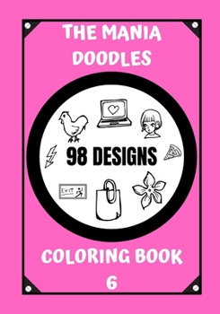 Paperback Coloring Book: The Mania Doodles Book