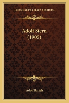 Paperback Adolf Stern (1905) [German] Book