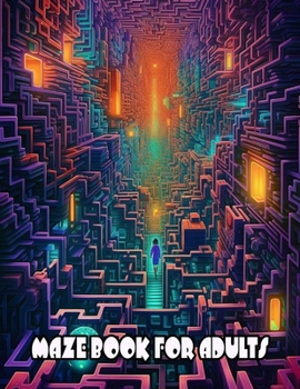 Paperback Maze Book for Adults Book