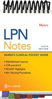 Spiral-bound LPN Notes: Nurse's Clinical Pocket Guide Book