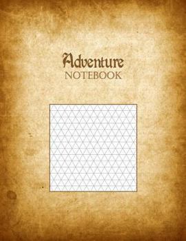 Paperback Adventure Notebook: 1/3" Isometric Graph Paper Rule Book