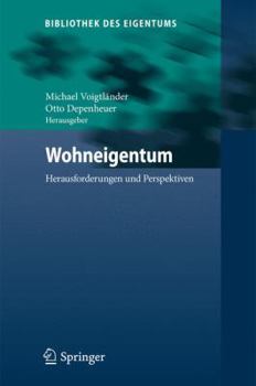 Hardcover Wohneigentum: Herausforderungen Und Perspektiven [German] Book