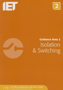 Paperback Guidance Note 2: Isolation & Switching Book