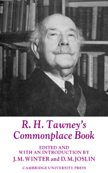 Paperback R. H. Tawney's Commonplace Book