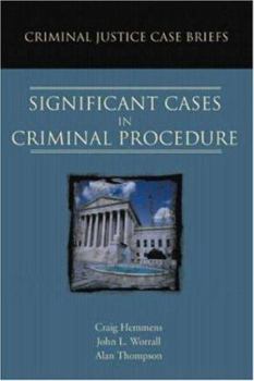 Paperback Criminal Justice Case Briefs Book