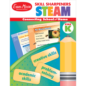 Paperback Skill Sharpeners: Steam, Grade Prek Book