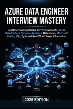 Paperback Azure Data Engineer Interview Mastery: Interview Questions, DP-203, Data Factory, Synapse Analytics, Databricks, Microsoft Fabric, SQL, Python and Rea Book