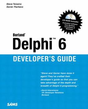 Paperback Borland Delphi 6 Developer's Guide Book