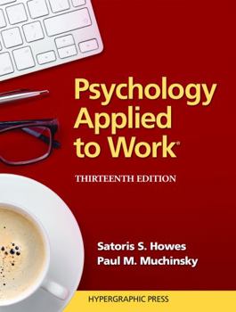 Hardcover Psychology Applied To Work An introduction to industrial and organizational psychology Book