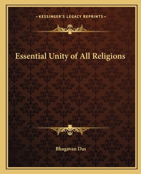 Paperback Essential Unity of All Religions Book