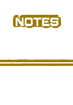 Notes: (7" x 10") Notebook