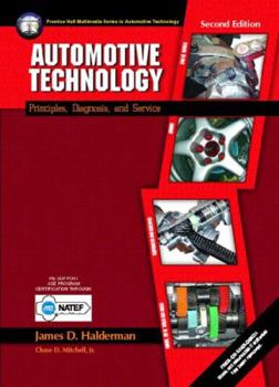 Hardcover Automotive Technology: Principles, Diagnosis, and Service Book