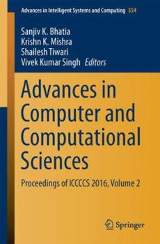 Paperback Advances in Computer and Computational Sciences: Proceedings of Iccccs 2016, Volume 2 Book