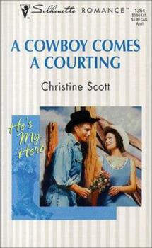 Mass Market Paperback Cowboy Comes a Courting (He's My Hero) Book