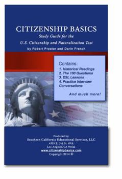 Paperback Citizenship Basics Textbook and Audio CD U.S. Naturalization Test Study Guide and 100 Civics Questions Pass the Citizenship Interview with the Complete Package: Textbook and Audio CD Book