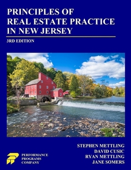 Paperback Principles of Real Estate Practice in New Jersey: 3rd Edition Book